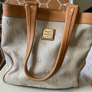 Dooney Burke Tan small tote